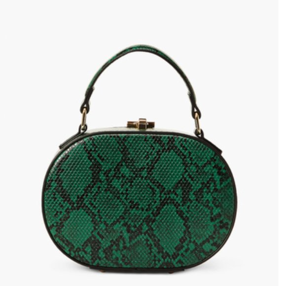 NWT Snake Green Crossbody Bag - Picture 6 of 7